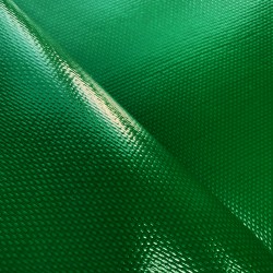 Ткань ПВХ 600 гр/м2 плотная, Зелёный (Ширина 150см), на отрез  в Нижнем Новгороде