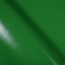 Ткань ПВХ 450 гр/м2, Зелёный (Ширина 160см), на отрез  в Нижнем Новгороде
