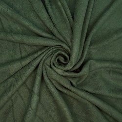 Ткань Флис Односторонний 130 гр/м2, цвет Темный хаки (на отрез)  в Нижнем Новгороде
