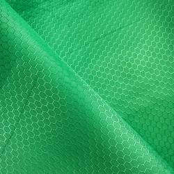 Ткань Оксфорд 300D PU Рип-Стоп СОТЫ, цвет Зелёный (на отрез)  в Нижнем Новгороде