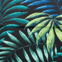 Интерьерная ткань Дак (DUCK), принт &quot;Тропические листья&quot; (на отрез)  в Нижнем Новгороде